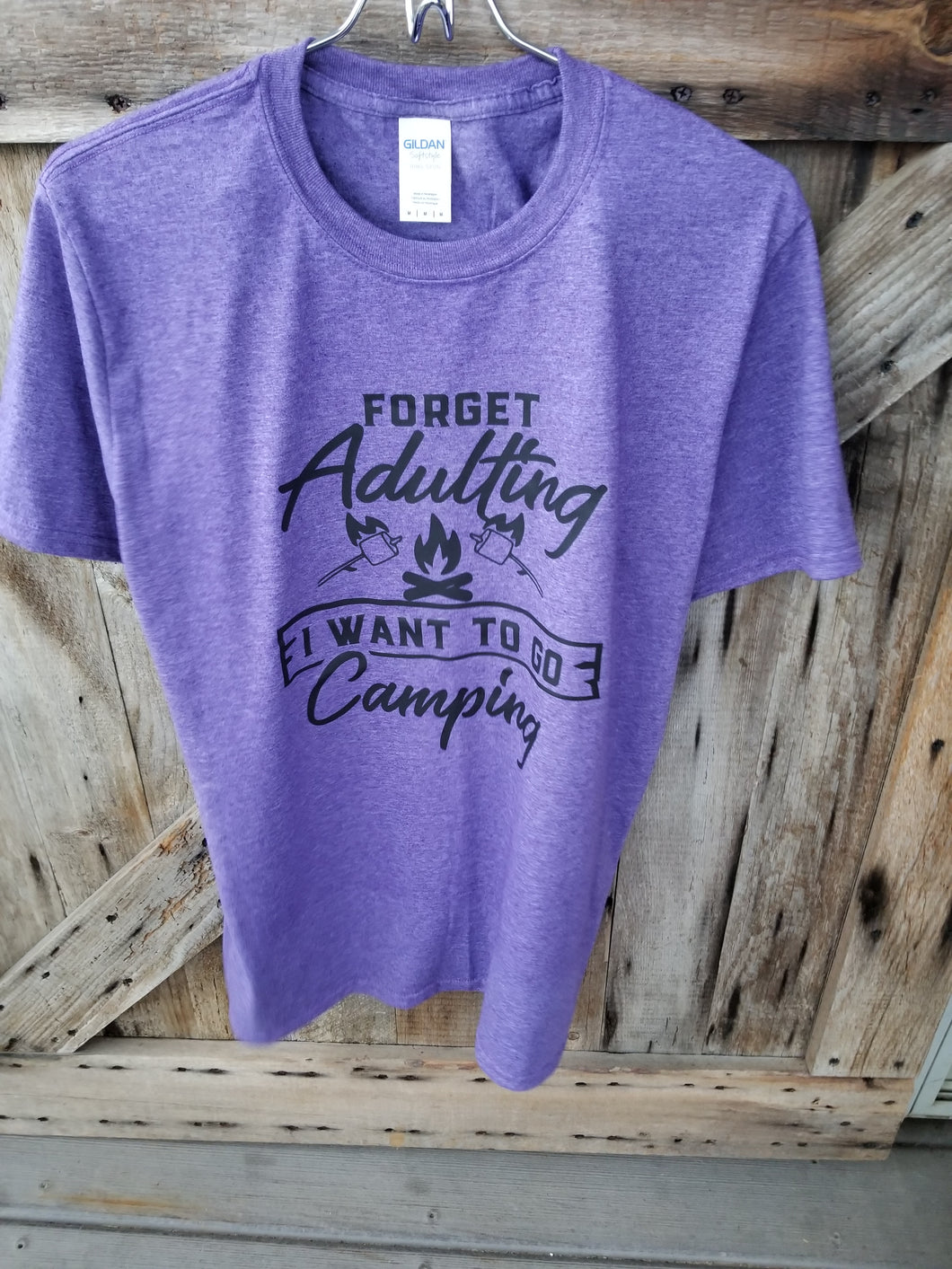 Forget Adulting - I want to go camping t-shirt