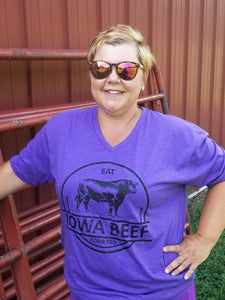 Iowa Beef Vneck shirts