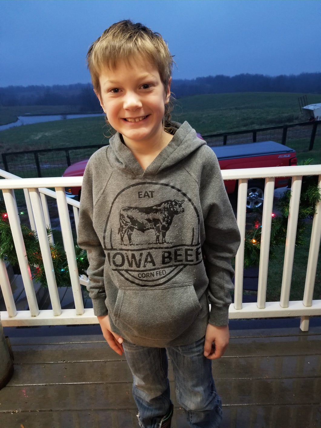 Iowa Beef Youth Hooded Sweatshirt