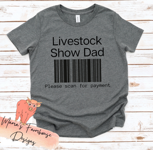 Livestock Show Dad