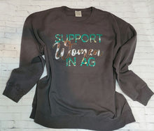 Load image into Gallery viewer, Support Women in Ag Sweatshirt
