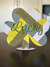 Load image into Gallery viewer, DIY Shamrock St Patrick’s Day Barn Quilt

